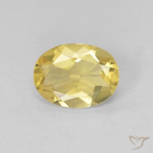 1.53ct Natural Luz Dourada Berilo, oval, VVS