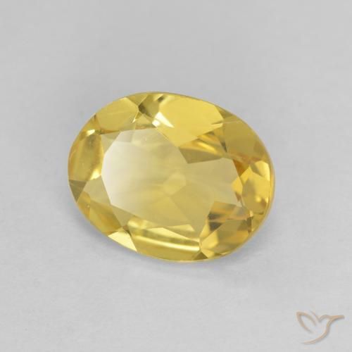 Berilo Amarelo Dourado Claro Natural 1.70ct, oval, VVS