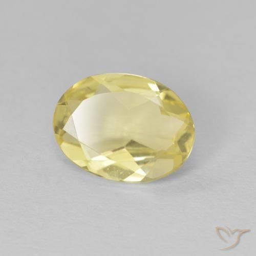 Berilo Luz amarela Natural 1.41ct, oval, VVS
