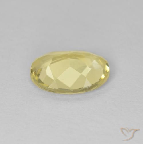Berilo Luz amarela Natural 1.41ct, oval, VVS