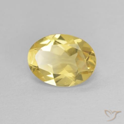 Berilo Luz Dourada Natural 1.53ct, oval, VVS