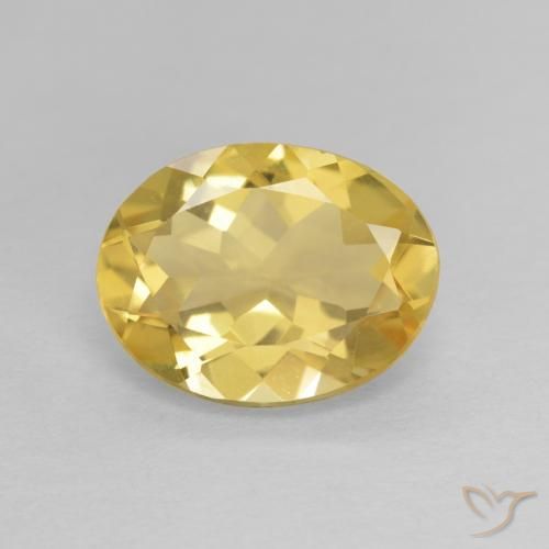 2.19ct Natural Luz amarela Berilo, oval, VVS