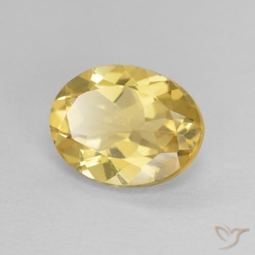 Berilo Luz amarela Natural 2.19ct, oval, VVS