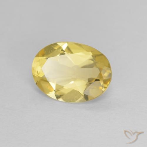 Berilo Luz amarela Natural 1.33ct, oval, VVS