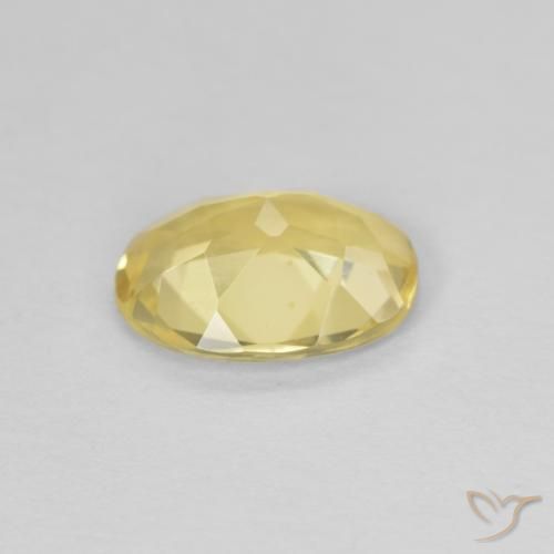 Berilo Luz amarela Natural 1.33ct, oval, VVS