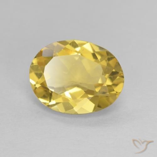 Berilo Amarelo Dourado Claro Natural 1.97ct, oval, VVS