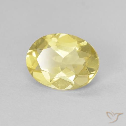 Berilo Luz amarela Natural 1.43ct, oval, VVS