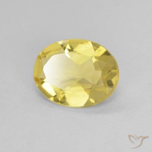 Berilo Luz Dourada Natural 1.33ct, oval, VVS