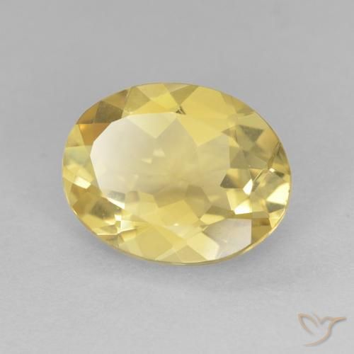 Berilo Luz amarela Natural 2.03ct, oval, VVS