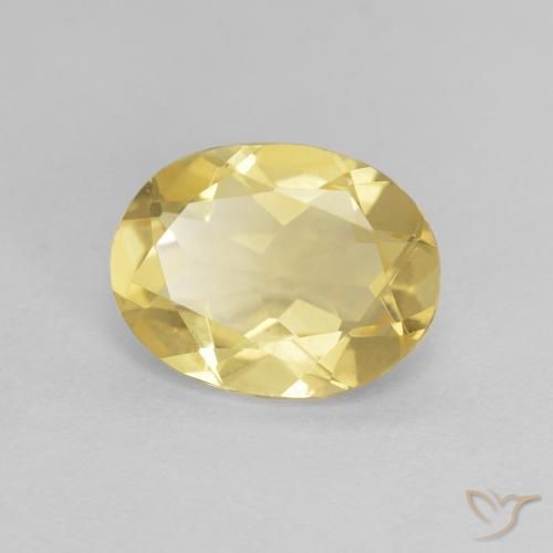 Berilo Luz Dourada Natural 1.56ct, oval, VVS