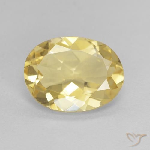 1.96ct Natural Amarelo Dourado Claro Berilo, oval, VVS