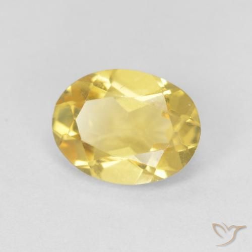 1.14ct Natural Luz Dourada Berilo, oval, VVS-VS