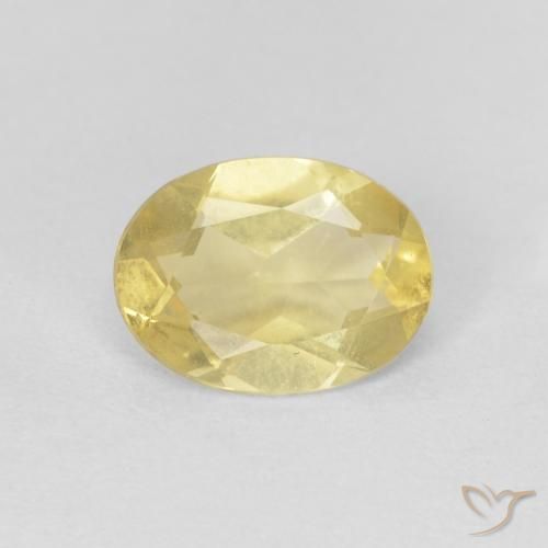 0.76ct Natural Luz Dourada Berilo, oval, VS