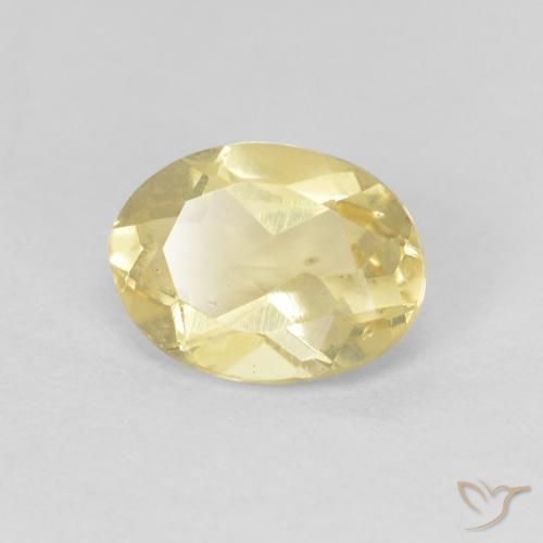 Berilo Amarelo Dourado Claro Natural 1.11ct, oval, VS