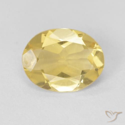 1.56ct Natural Luz Dourada Berilo, oval, VS