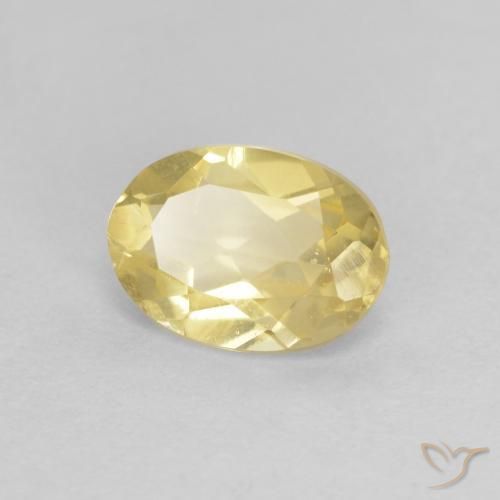 Berilo Luz Dourada Natural 0.66ct, oval, VS