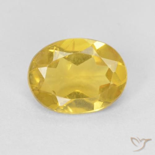 0.89ct Natural Amarelo Dourado Claro Berilo, oval, VS