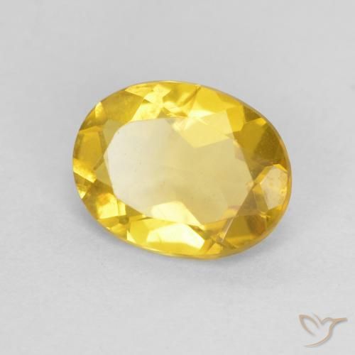 Berilo Amarelo Dourado Claro Natural 0.89ct, oval, VS