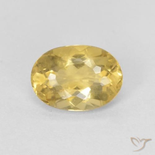 0.69ct Natural Amarelo Dourado Claro Berilo, oval, VS