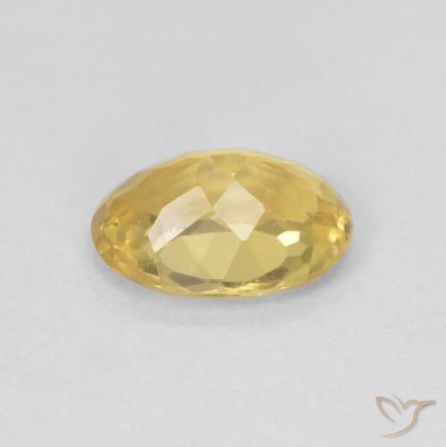 Berilo Amarelo Dourado Claro Natural 0.69ct, oval, VS