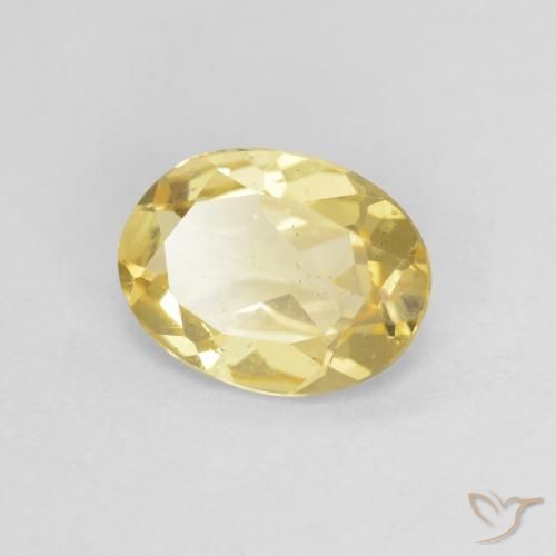 Berilo Luz amarela Natural 1.00ct, oval, VS