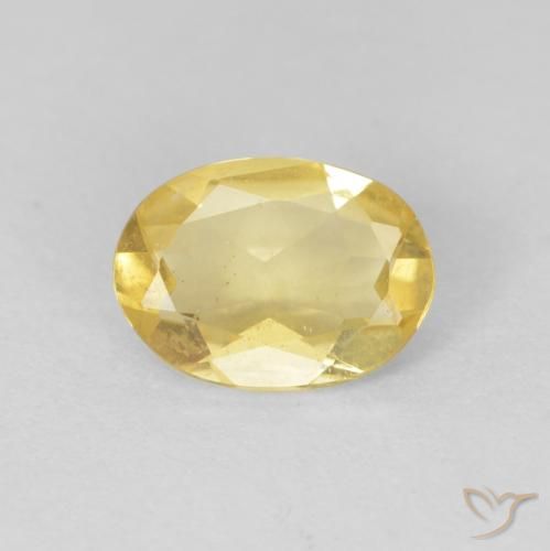 0.90ct Natural Luz Dourada Berilo, oval, VS