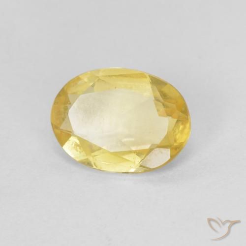 Berilo Luz Dourada Natural 0.90ct, oval, VS
