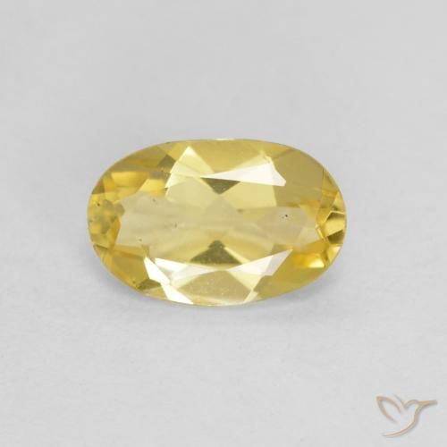 0.54ct Natural Luz Dourada Berilo, oval, VS