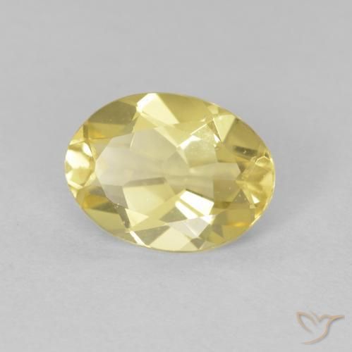Berilo Luz Dourada Natural 1.54ct, oval, VVS-VS