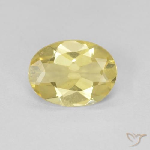 1.34ct Natural Luz Dourada Berilo, oval, VVS-VS