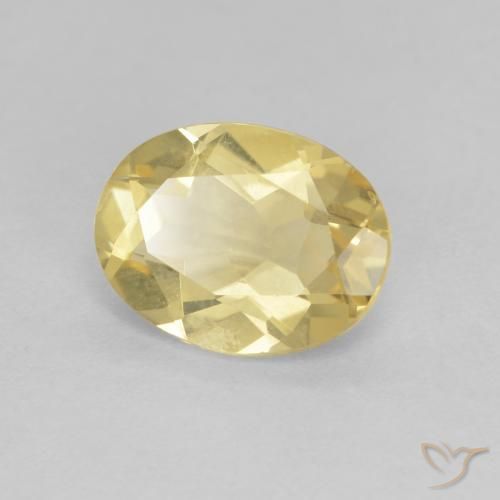 Berilo Luz amarela Natural 1.68ct, oval, VVS-VS