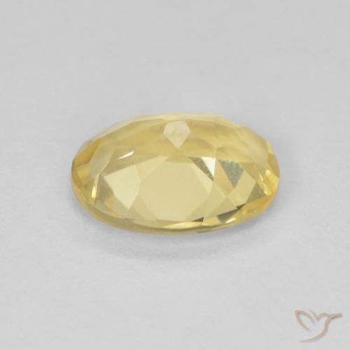Berilo Luz amarela Natural 1.68ct, oval, VVS-VS