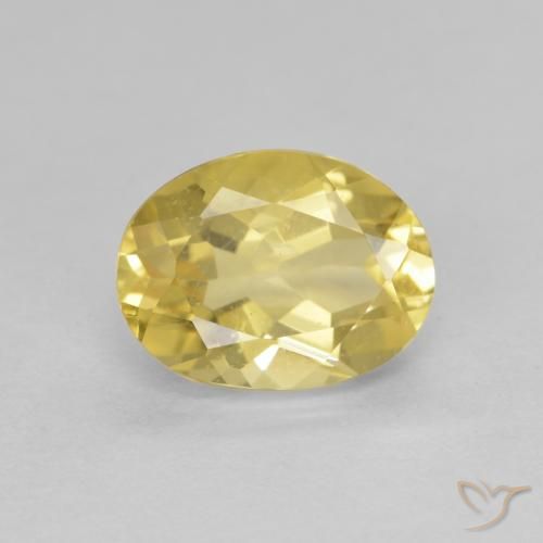 1.73ct Natural Amarelo Dourado Claro Berilo, oval, VVS-VS