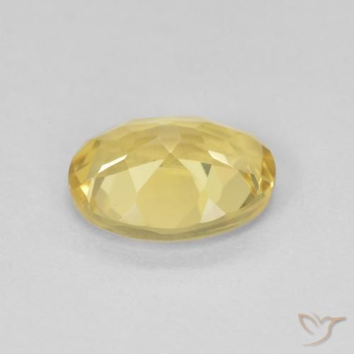 Berilo Amarelo Dourado Claro Natural 1.74ct, oval, VVS-VS