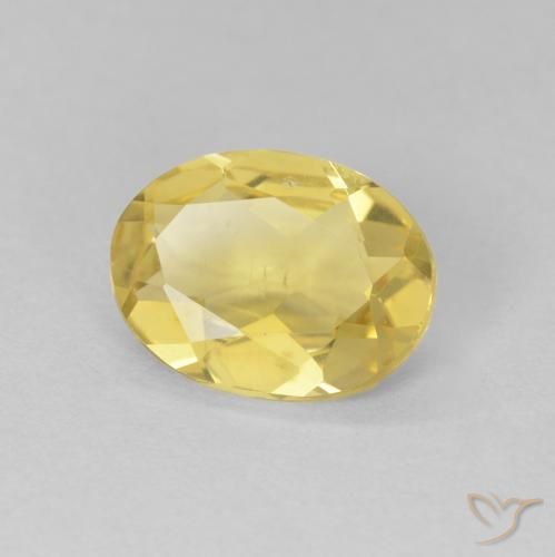 Berilo Luz Dourada Natural 1.31ct, oval, VS