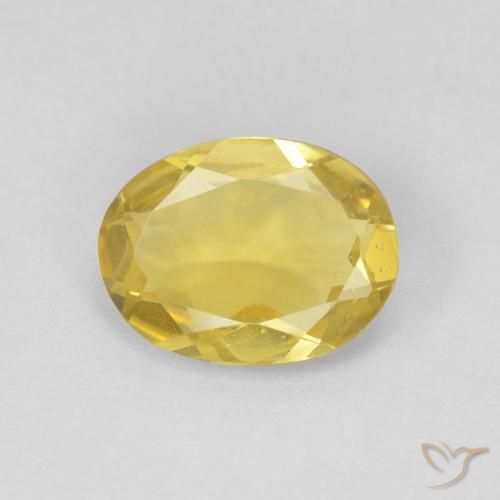 Berilo Amarelo Dourado Claro Natural 1.48ct, oval, VS