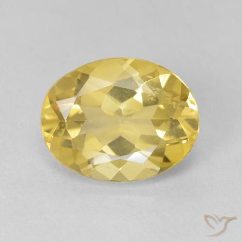 2.28ct Natural Luz amarela Berilo, oval, VS
