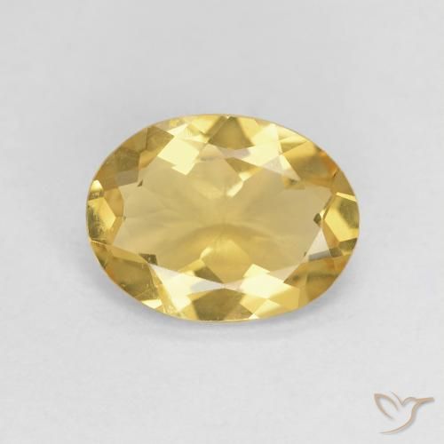 1.59ct Natural Luz amarela Berilo, oval, VVS