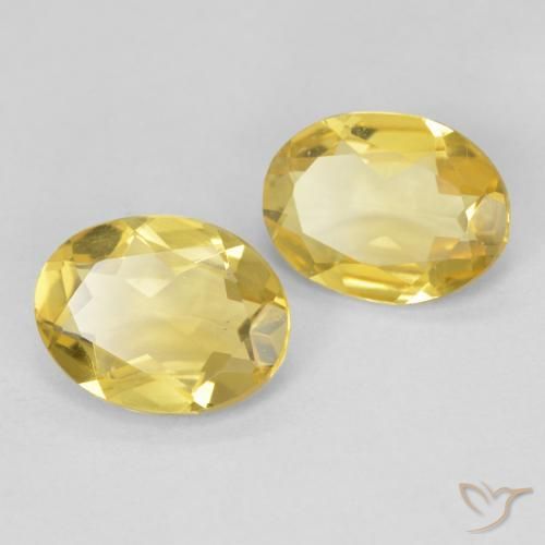 Pedras preciosas de Berilo Amarelo Dourado Claro natural de 2.76 ct, oval, VS