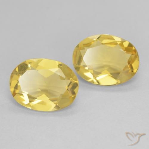 Pedras preciosas de Berilo Amarelo Dourado Claro natural de 2.83 ct, oval, VVS