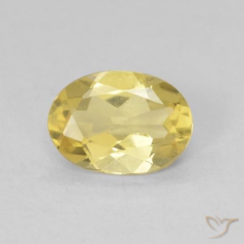 0.99ct Natural Luz Dourada Berilo, oval, VVS-VS