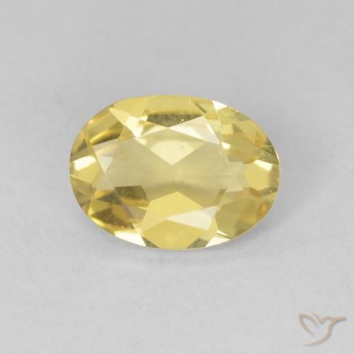 0.92ct Natural Amarelo Dourado Claro Berilo, oval, VVS-VS