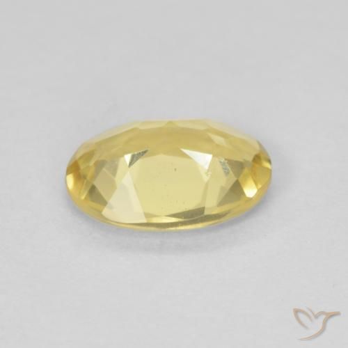 Berilo Amarelo Dourado Claro Natural 0.92ct, oval, VVS-VS