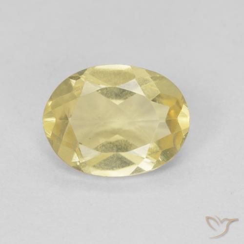 Berilo Luz amarela Natural 1.14ct, oval, VVS-VS