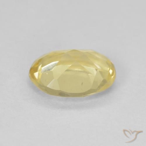 Berilo Luz amarela Natural 1.14ct, oval, VVS-VS