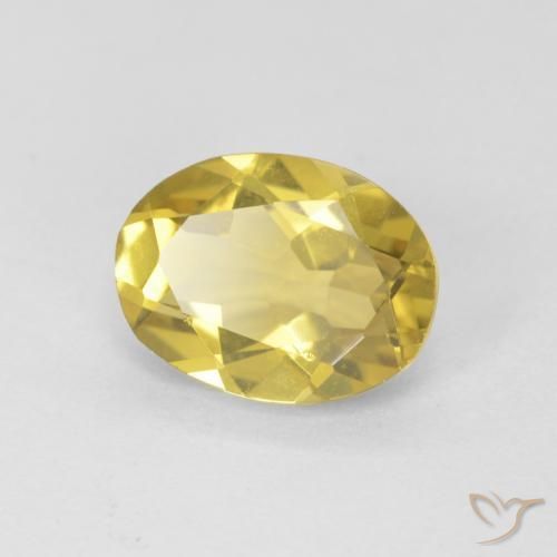 Berilo Luz Dourada Natural 1.68ct, oval, VVS