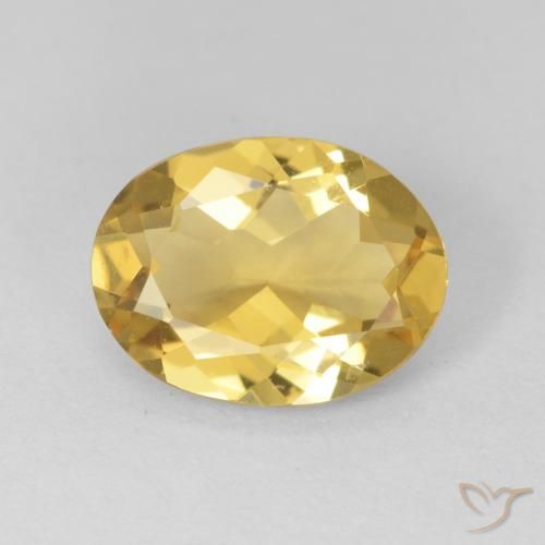 1.89ct Natural Luz amarela Berilo, oval, VVS
