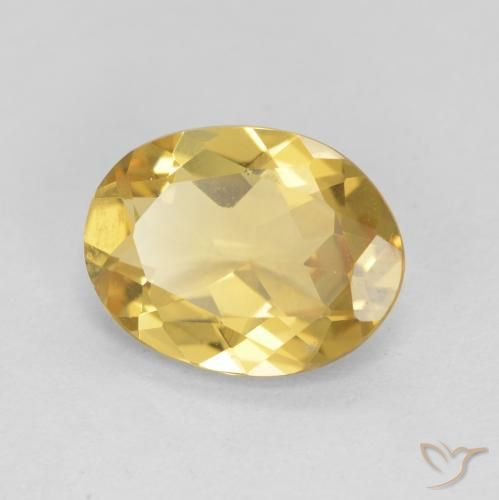 Berilo Luz amarela Natural 1.89ct, oval, VVS