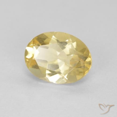 Berilo Luz amarela Natural 1.74ct, oval, VVS