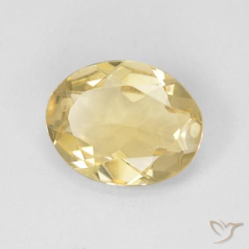 Berilo Amarelo Dourado Claro Natural 1.83ct, oval, VVS